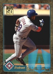 2001 Topps 50 Years Gold 0470/2001 Ruben Sierra #T85 SP